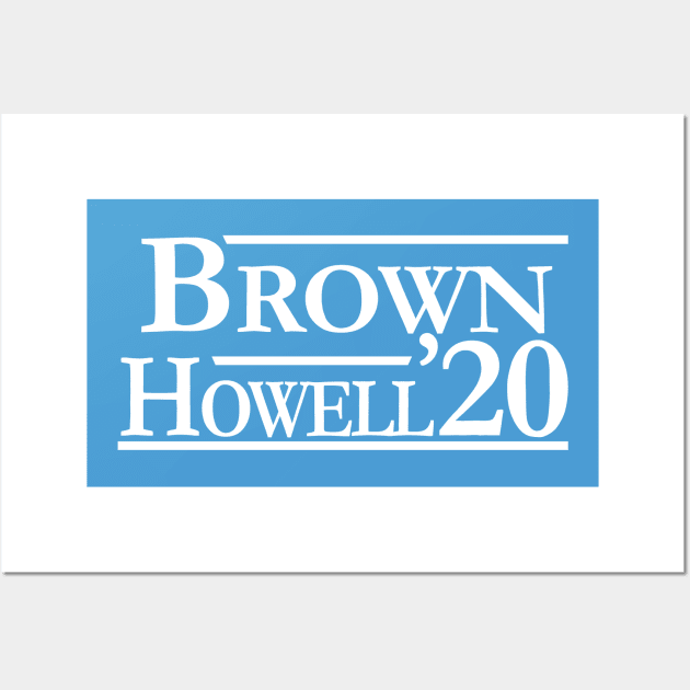 Mac Brown and Sam Howell For President Wall Art by Parkeit